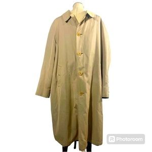 Brooks Brothers Vintage Tan overcoat with lining 46s- XXL size